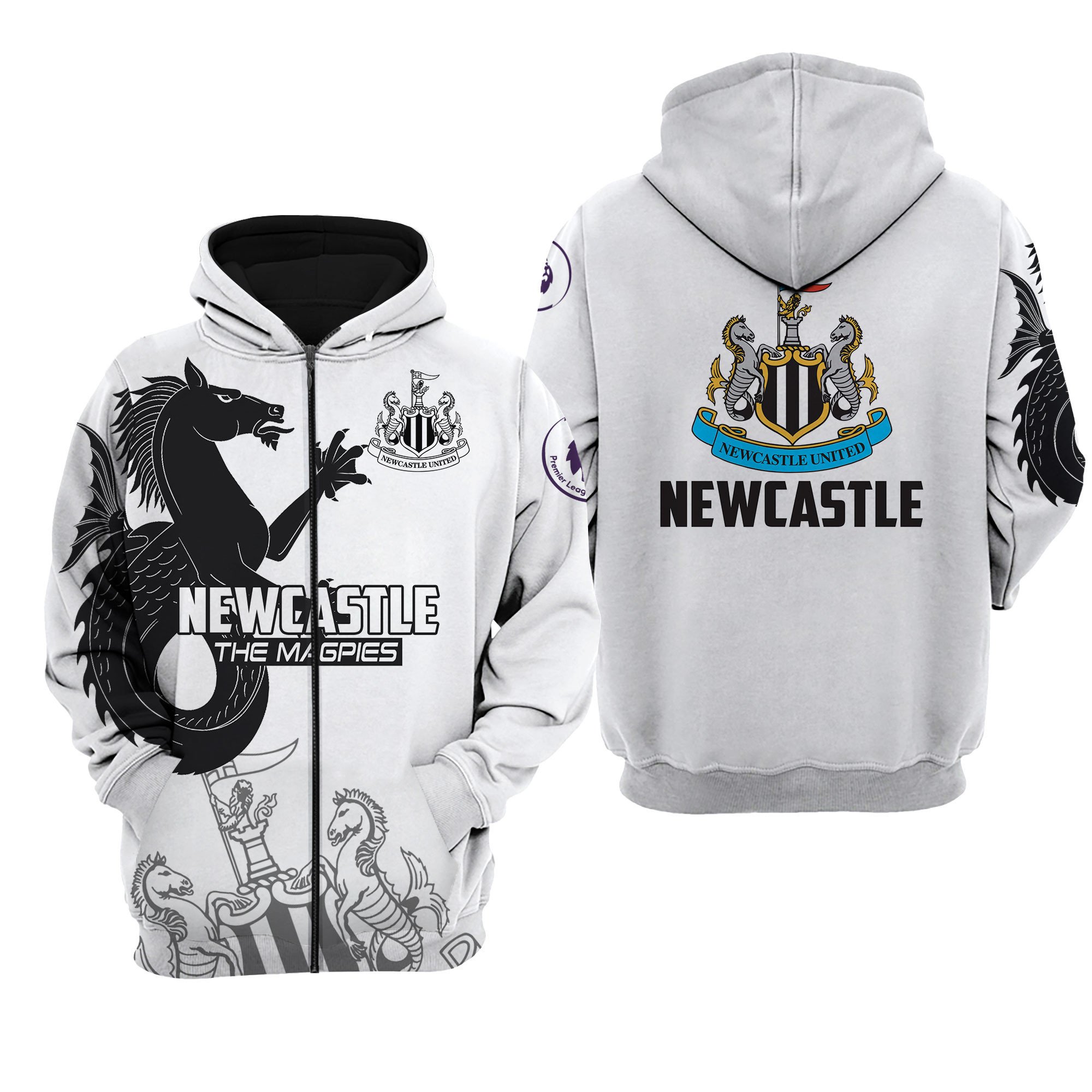 Newcastle The Magpies 3d shirt, hoodie 2 16420446592a6cba8e0e