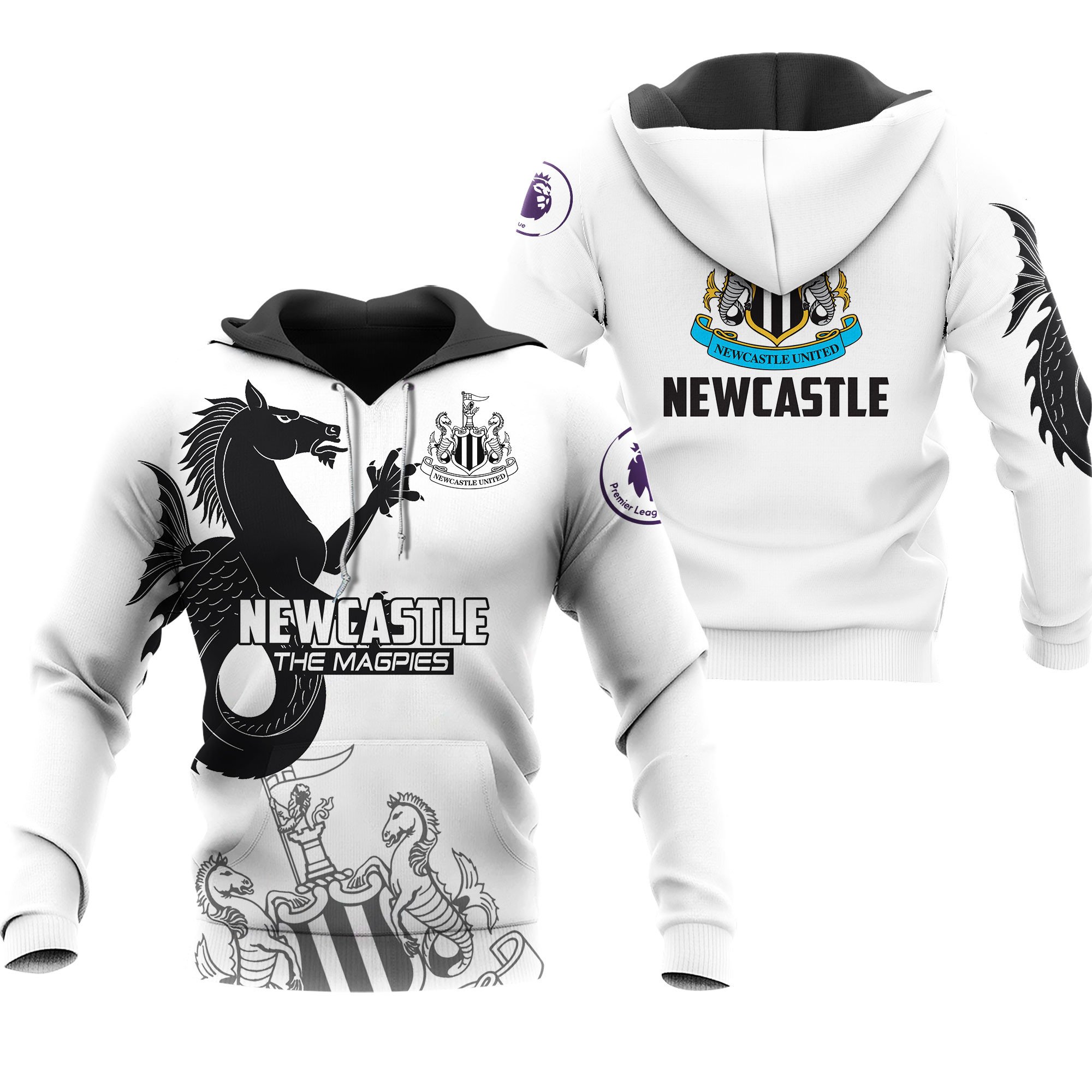 Newcastle The Magpies 3d shirt, hoodie 25 16420446597e3dc7e34c