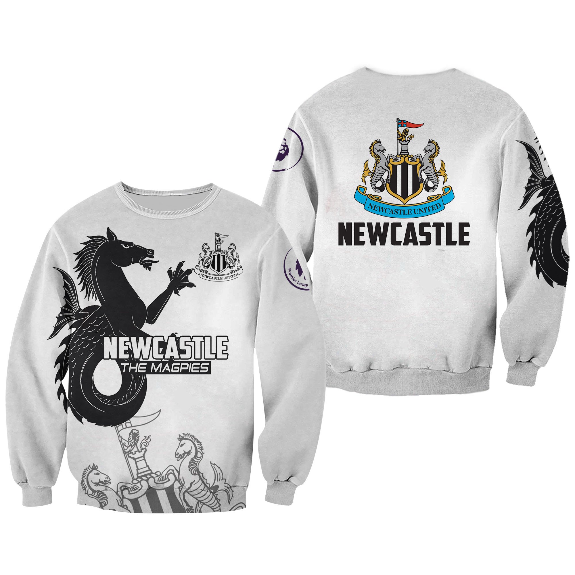 Newcastle The Magpies 3d shirt, hoodie 3 1642044659c2114945fb