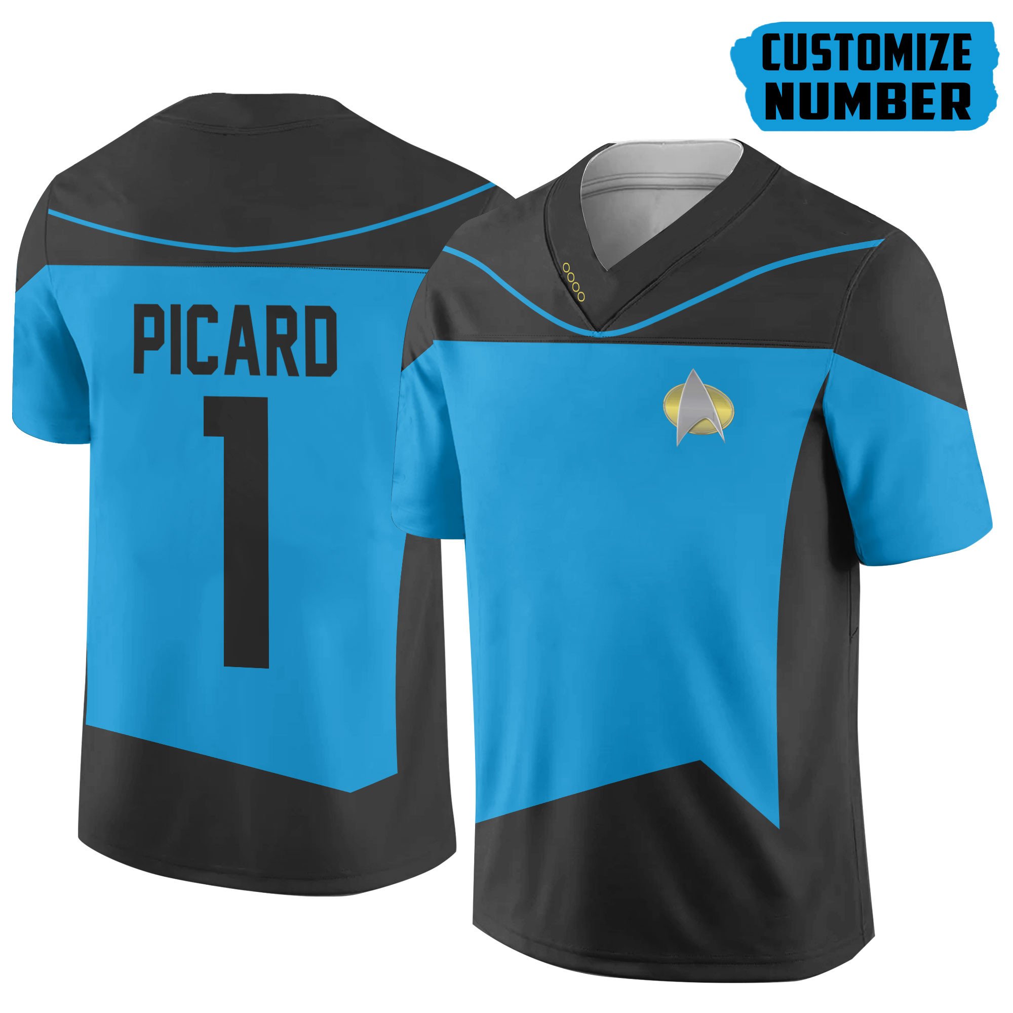 BEST S.T The Next Generation Blue Version Personalized Custom Football Jerseys 3 164247888838f0db679a