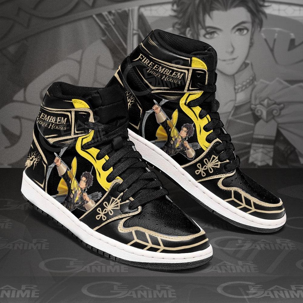 Claude von Riegan Fire Emblem: Three Houses Anime Air Jordan high top Sneaker Shoes 2 16433274753234c80623
