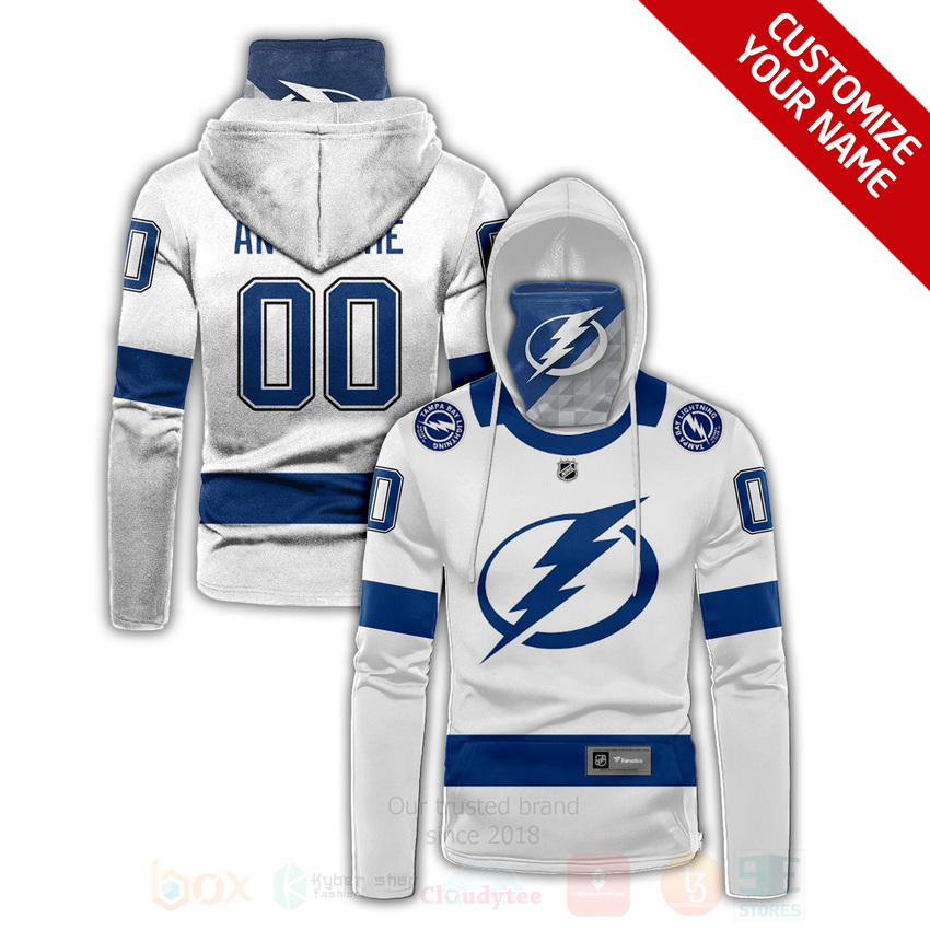 NHL Tampa Bay Lightning Personalized 3D Hoodie Mask