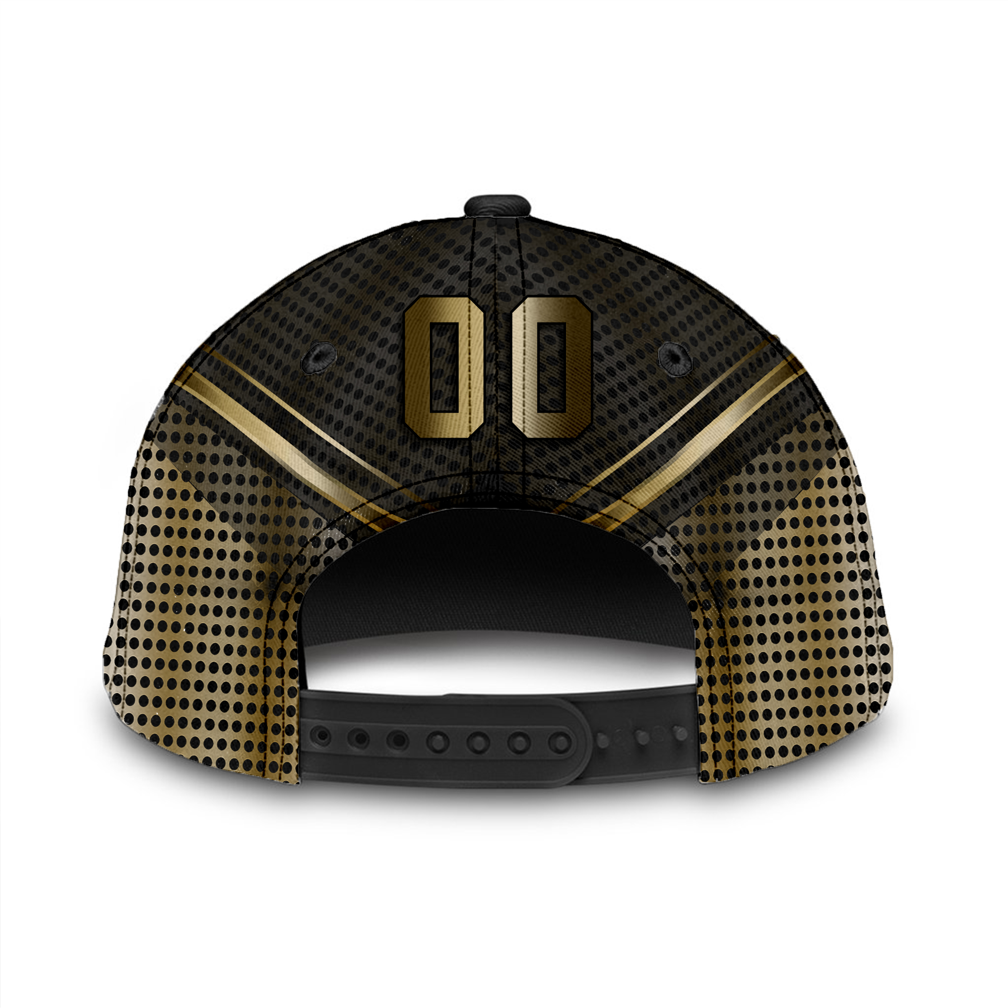 Personalized NHL Carolina Hurricanes Black Gold Cap 3 3 DTM29CAP 1