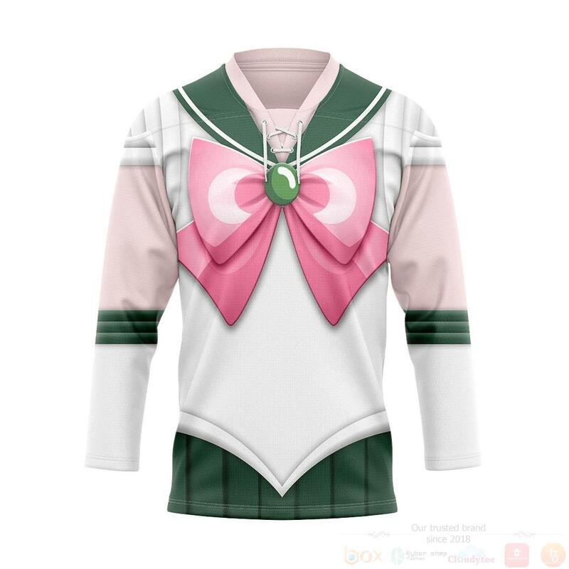 3D Anime Sailor Jupiter Custom Hockey Jersey
