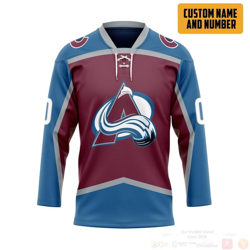BEST 3D Colorado Avalanche Premier Youth NHL Personalized Custom Jersey Hockey 7 3D Colorado Avalanche Premier Youth NHL Personalized Custom Hockey Jersey