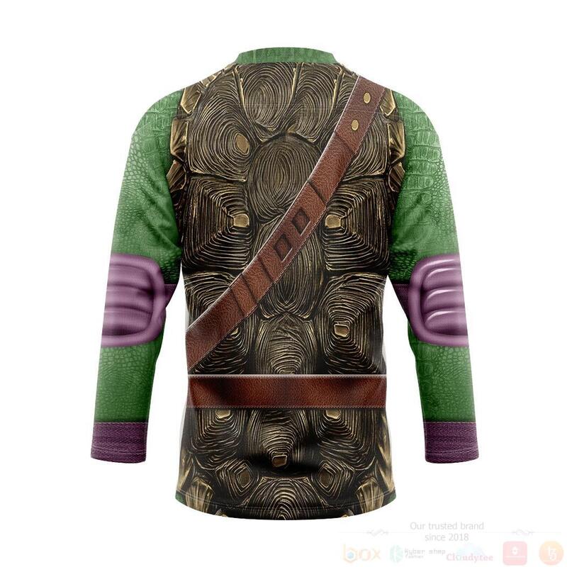 BEST 3D Donatello Teenage Mutant Ninja Turtles Cosplay Custom Jersey Hockey 2 3D Donatello Teenage Mutant Ninja Turtles Cosplay Custom Hockey Jersey 1