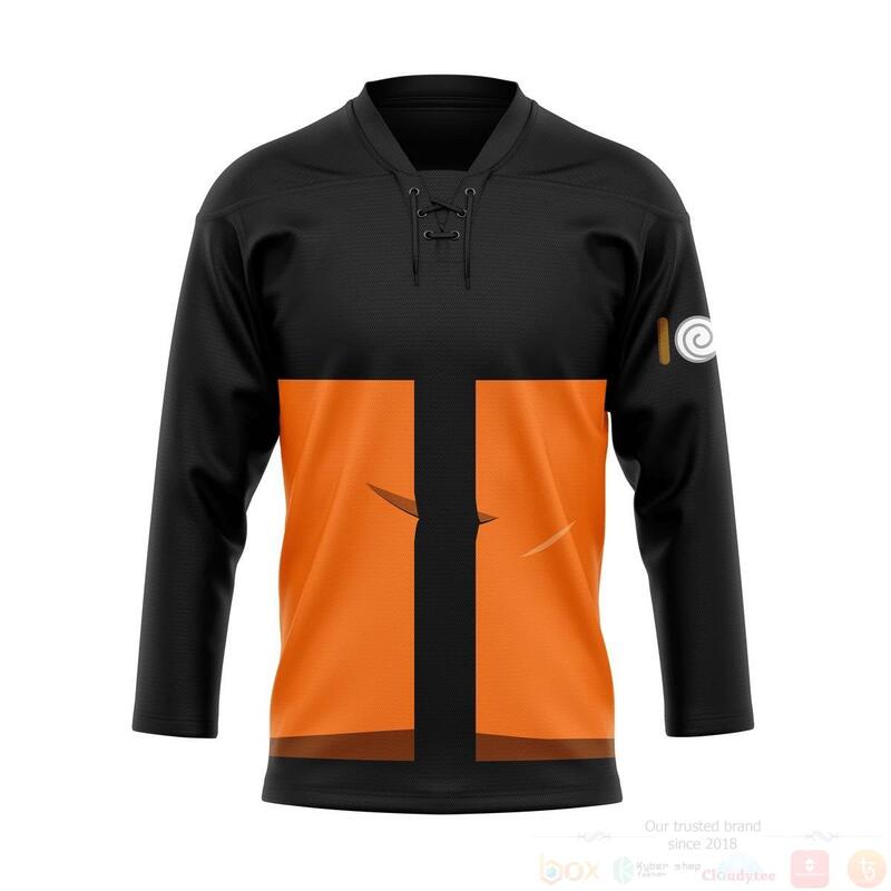 3D Naruto Shippuden Custom Hockey Jersey