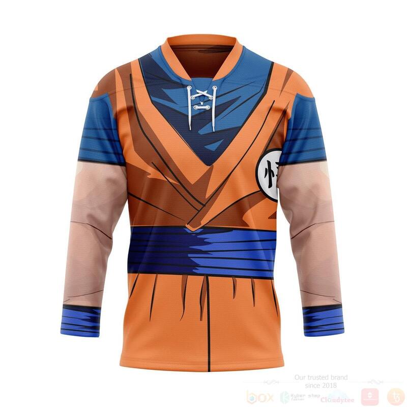 3D Son Goku Dragon Ball Custom Hockey Jersey