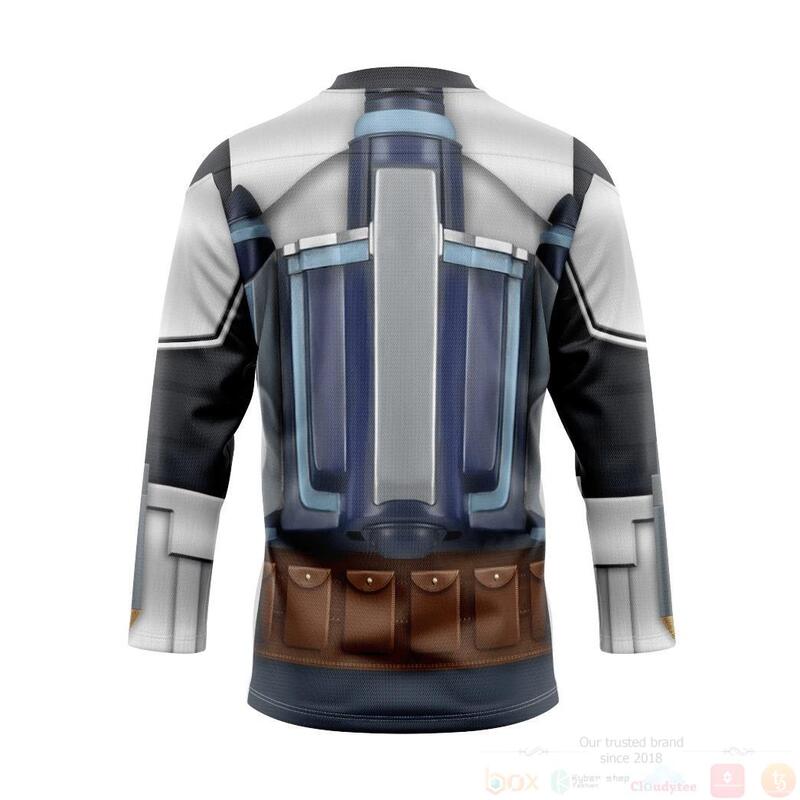 BEST 3D Star Wars Jango Fett Costume Custom Jersey Hockey 2 3D Star Wars Jango Fett Costume Custom Hockey Jersey 1
