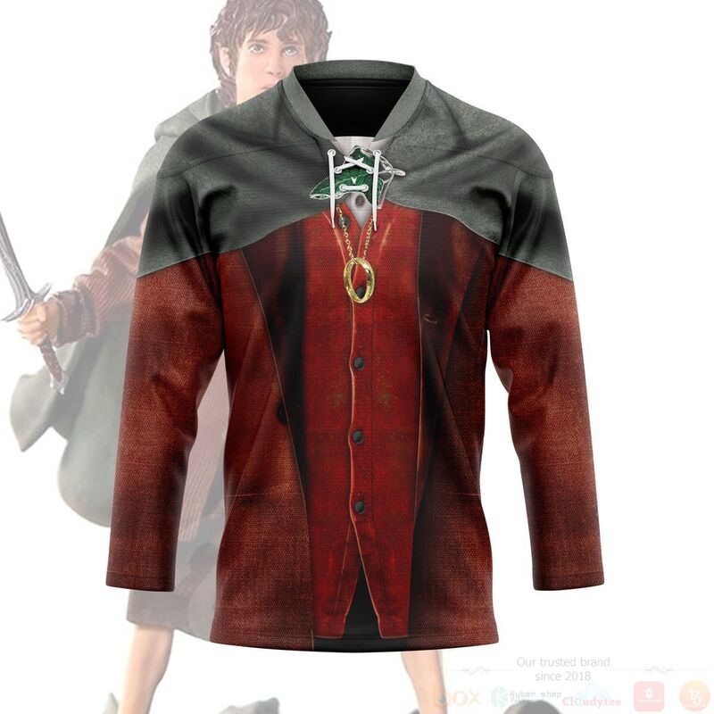 BEST 3D The Lord of the Rings Frodo Jersey Hockey 3 3D The Lord of the Rings Frodo Hockey Jersey 1 2