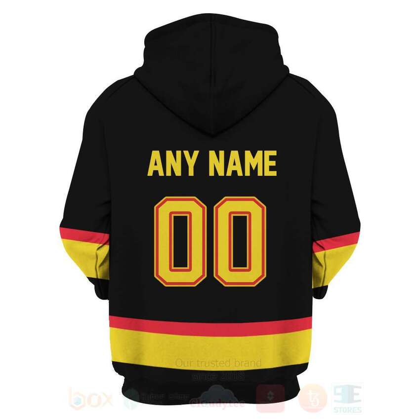 BEST NHL Vancouver Canucks Personalized Custom Black Unisex 3D Hoodie, Shirt 4 NHL Vancouver Canucks Personalized Black 3D Hoodie Shirt 1 2 3