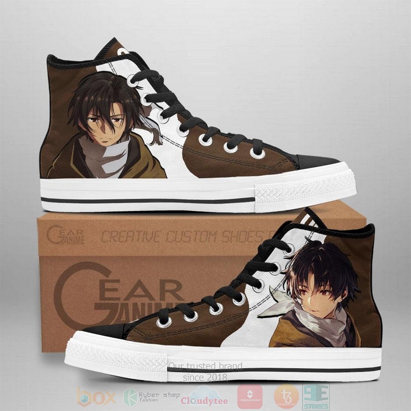 86 Eighty Six Shinei Nouzen Anime Canvas High Top Shoes