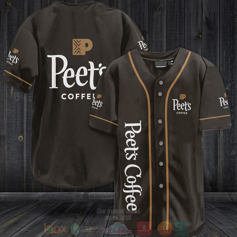 HOT Peet's Coffee Baseball Jersey 1 Peets Coffee Baseball Jersey