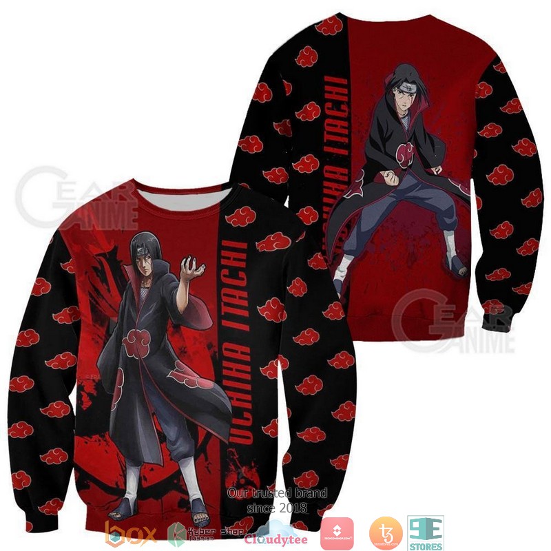 AKT Itachi Anime 3d shirt hoodie 1