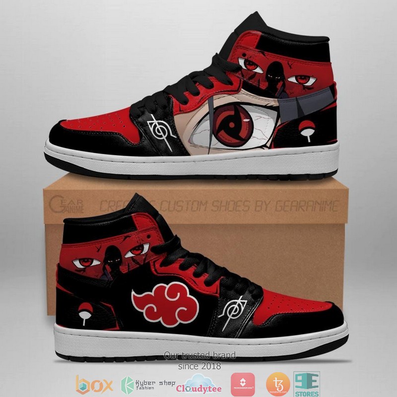 AKT Itachi Sharingan Anime Air Jordan High top shoes 1