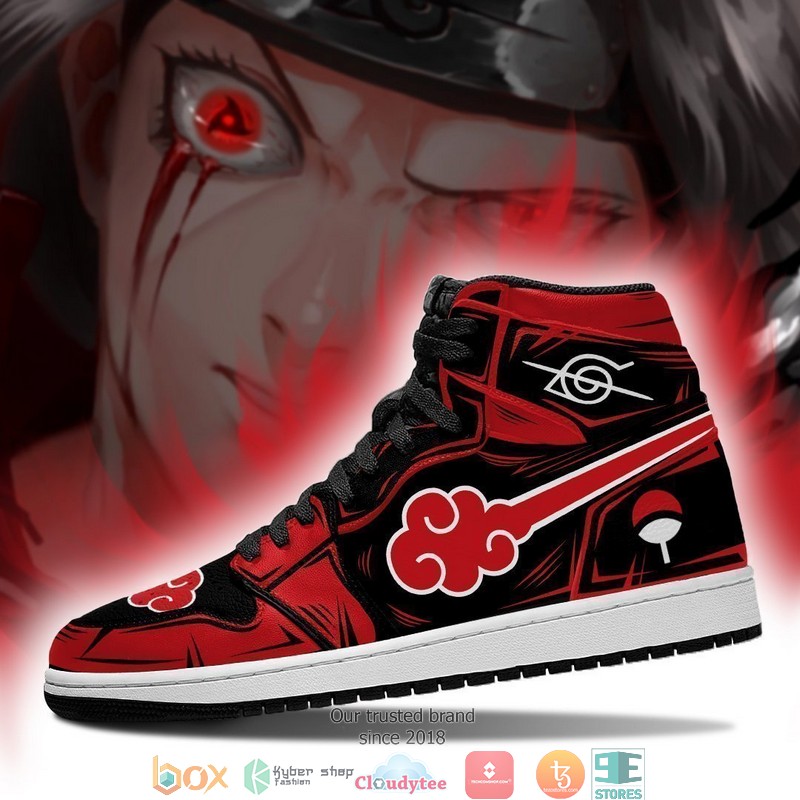 AKT Itachi Symbol Anime Air Jordan High Top Shoes 1 2 3