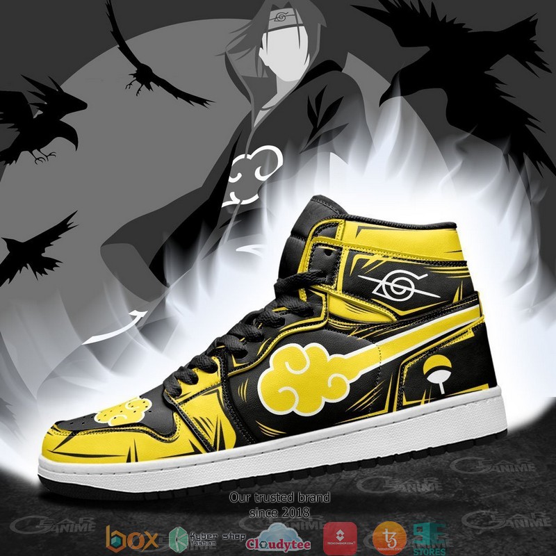 AKT Yellow Anime Air Jordan High top shoes 3 AKT Yellow Anime Air Jordan High top shoes 1 2