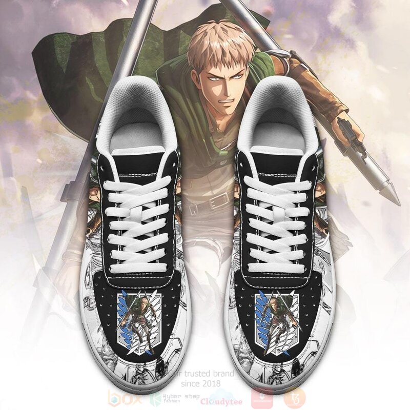 AOT Scout Jean Attack On Titan Anime Mixed Manga Nike Air Force Shoes 1