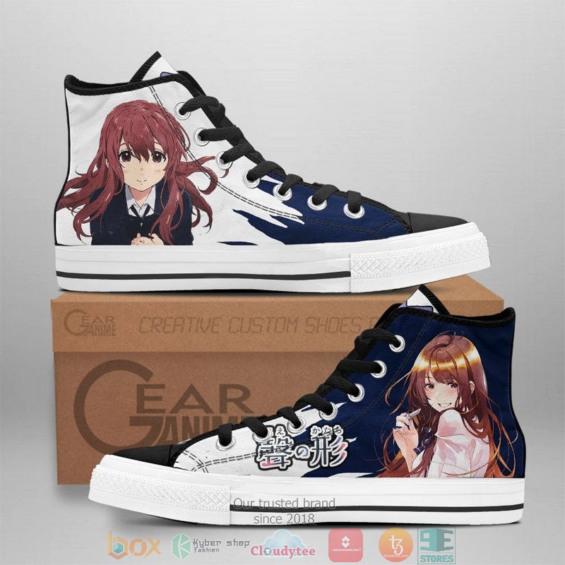 A Silent Voice Shouko Nishimiya High Top Canvas Shoes 1 A Silent Voice Shouko Nishimiya High Top Canvas Shoes