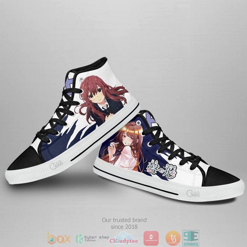 A Silent Voice Shouko Nishimiya High Top Canvas Shoes 3 A Silent Voice Shouko Nishimiya High Top Canvas Shoes 1 2