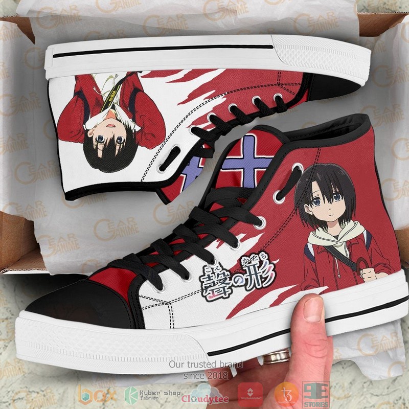 A Silent Voice Yuzuru Nishimiya High Top Canvas Shoes 2 A Silent Voice Yuzuru Nishimiya High Top Canvas Shoes 1