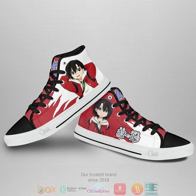 A Silent Voice Yuzuru Nishimiya High Top Canvas Shoes 4 A Silent Voice Yuzuru Nishimiya High Top Canvas Shoes 1 2 3
