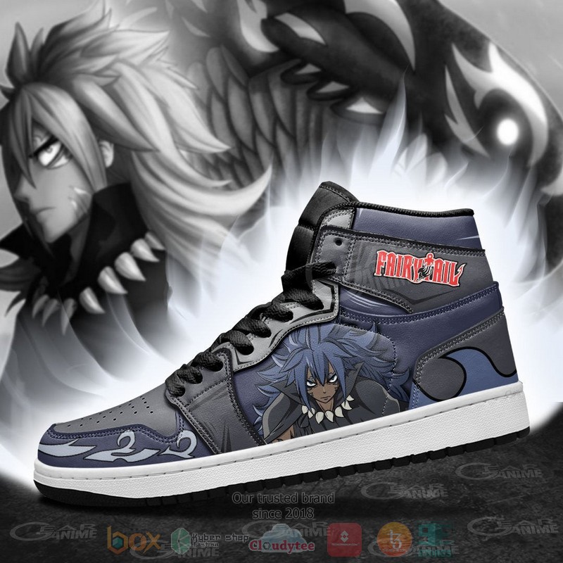 Acnologia Anime Fairy Tail Air Jordan high top shoes 1 2 3