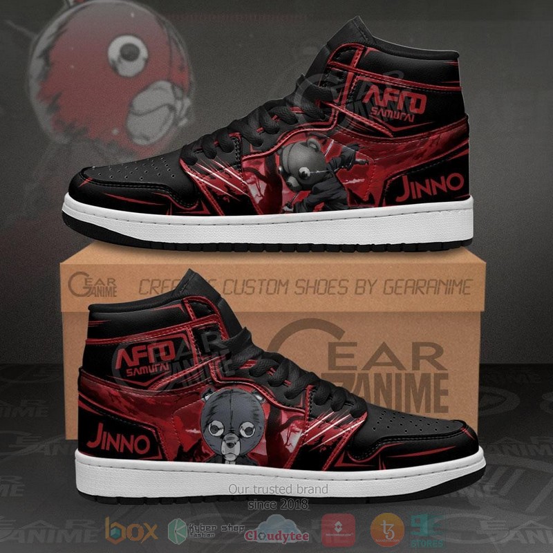 Afro Samurai Jinno Anime Air Jordan high top shoes
