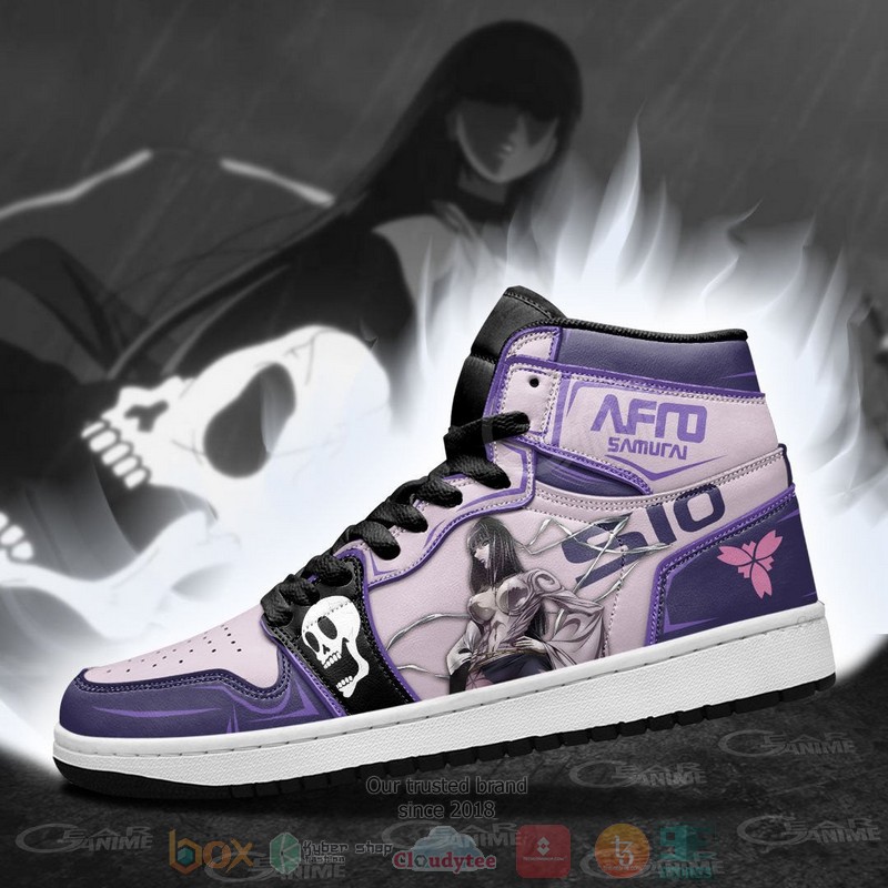 Afro Samurai Sio Anime Air Jordan high top shoes 1 2 3
