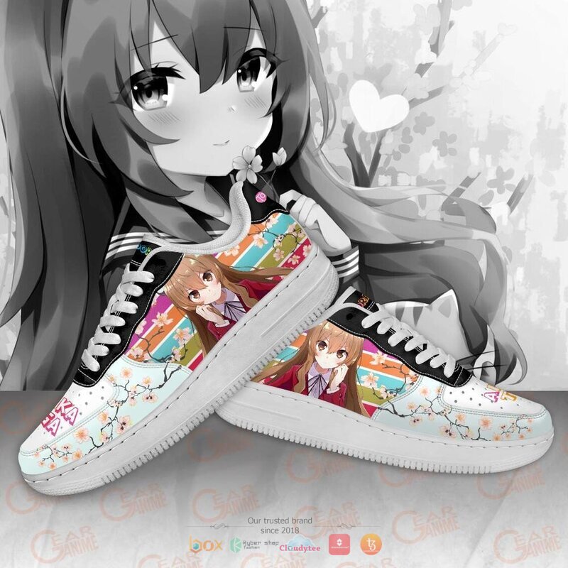 Aisaka Taiga Anime Toradora Nike Air Force shoes 3 Aisaka Taiga Anime Toradora Nike Air Force shoes 1 2