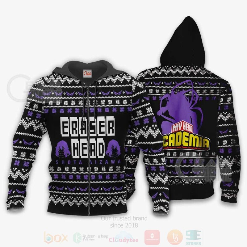 BEST Aizawa Eraser Head My Hero Academia Anime 3D Hoodie, T-Shirt 2 Aizawa Eraser Head My Hero Academia Anime 3D Hoodie Shirt 1