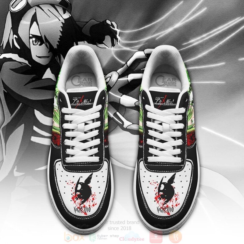 Akame Ga Kill Lubbock Air Anime Nike Air Force Shoes 1