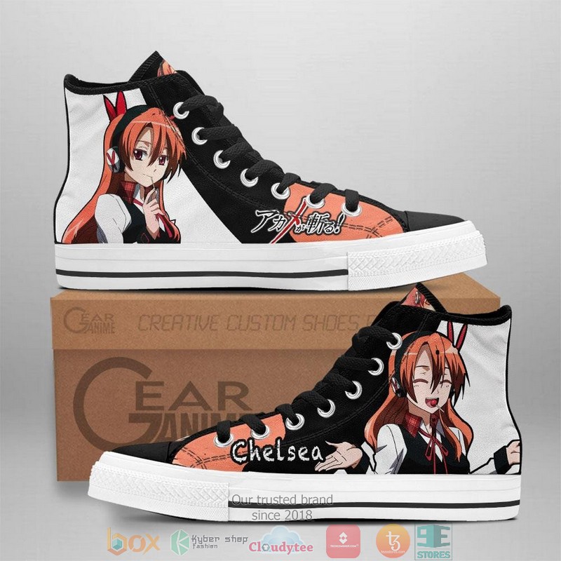 Akame ga Kill Chelsea High Top Canvas Shoes