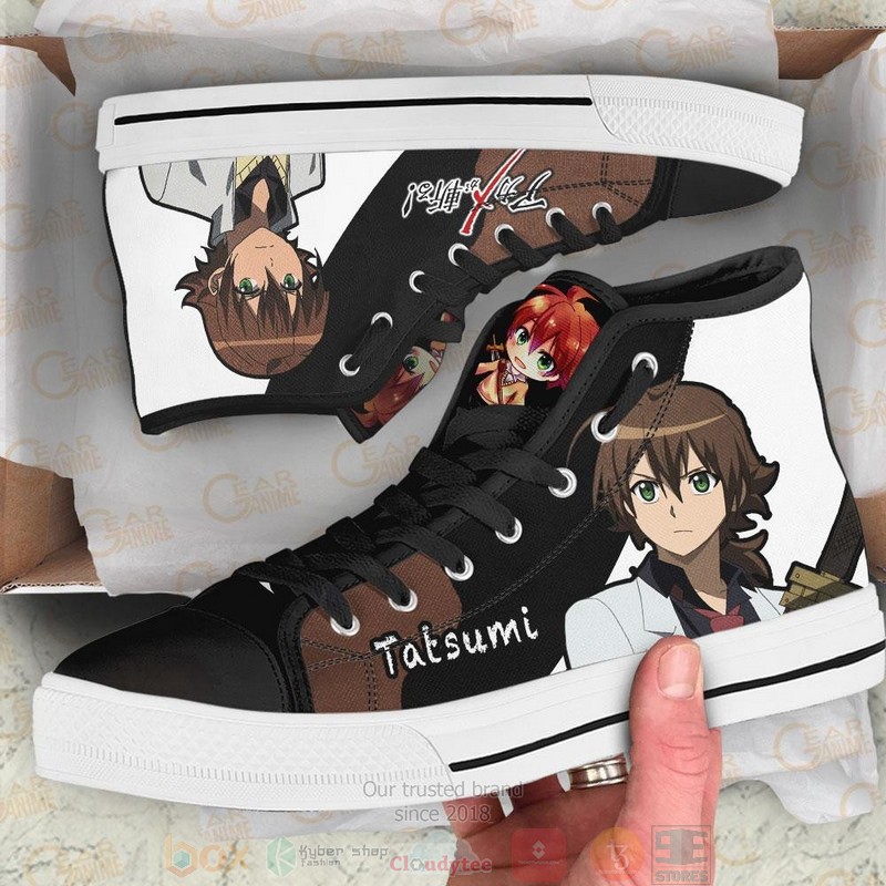 Akame ga Kill Tatsumi Anime Canvas High Top Shoes 1