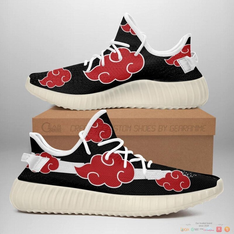 Akatsuki Cloud Black Anime yeezy sneaker