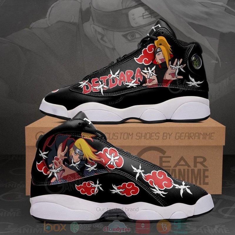 Akatsuki Deidara Naruto Anime Air Jordan 13 Sneaker Shoes 9 Akatsuki Deidara Naruto Anime Air Jordan 13 Shoes