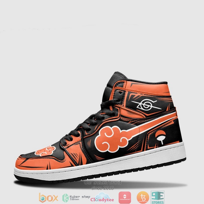 Akatsuki Orange Anime Air Jordan High top shoes 4 Akatsuki Orange Anime Air Jordan High top shoes 1 2 3
