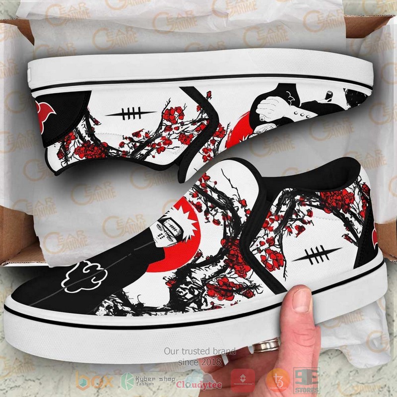 Akatsuki Pain Japan Blossom Anime Slip On Shoes 1