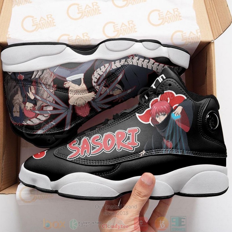 Akatsuki Sasori Anime Air Jordan 13 Sneaker Shoes 3 Akatsuki Sasori Anime Air Jordan 13 Shoes 1 2