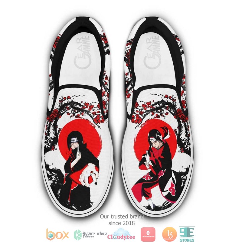Akt Itachi Japan Style Anime Slip On Sneakers Shoes