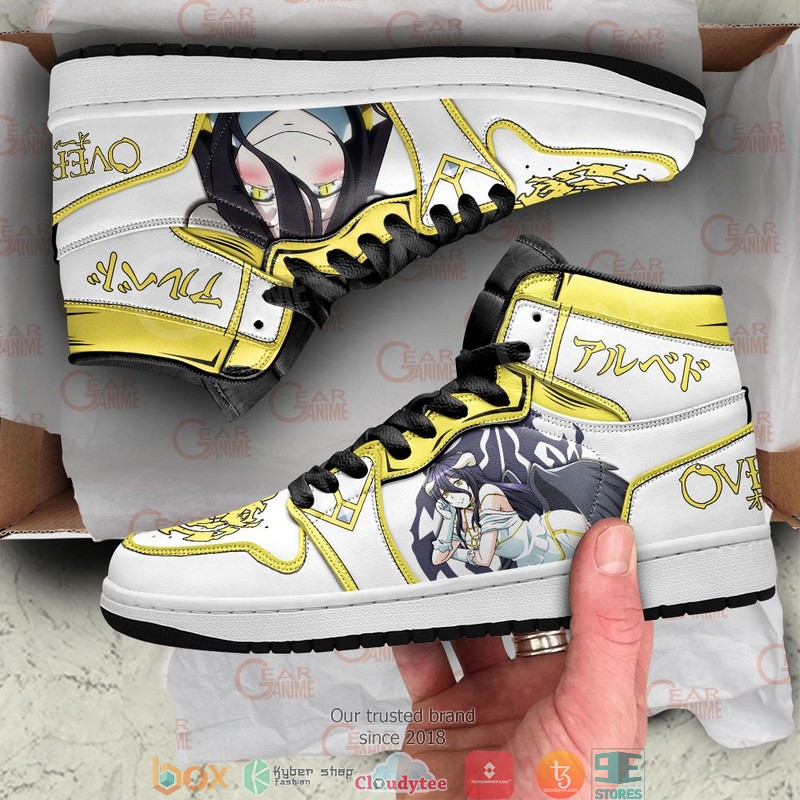Albedo Overlord Anime Air Jordan High top shoes 1