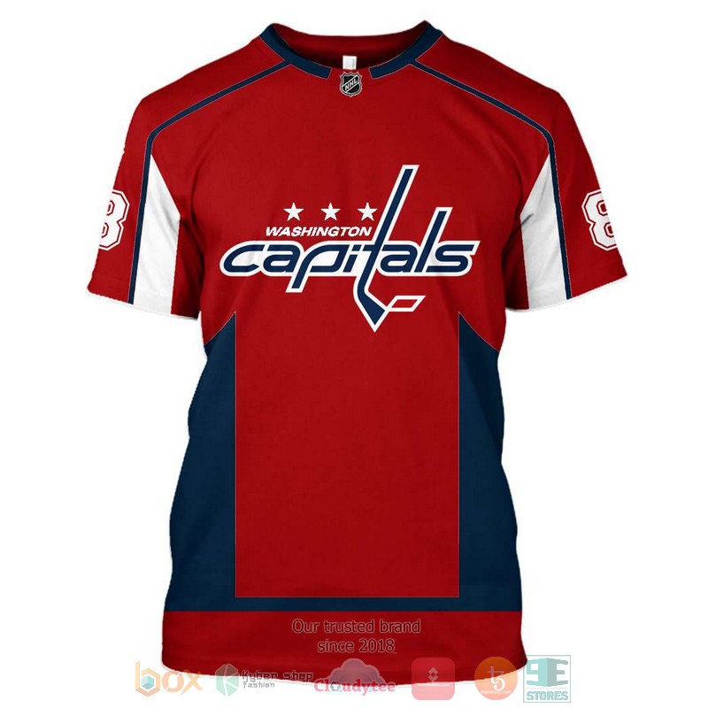 Alexander Ovechkin 8 Washington Capitals NHL red 3D shirt hoodie 1 2 3 4 5 6