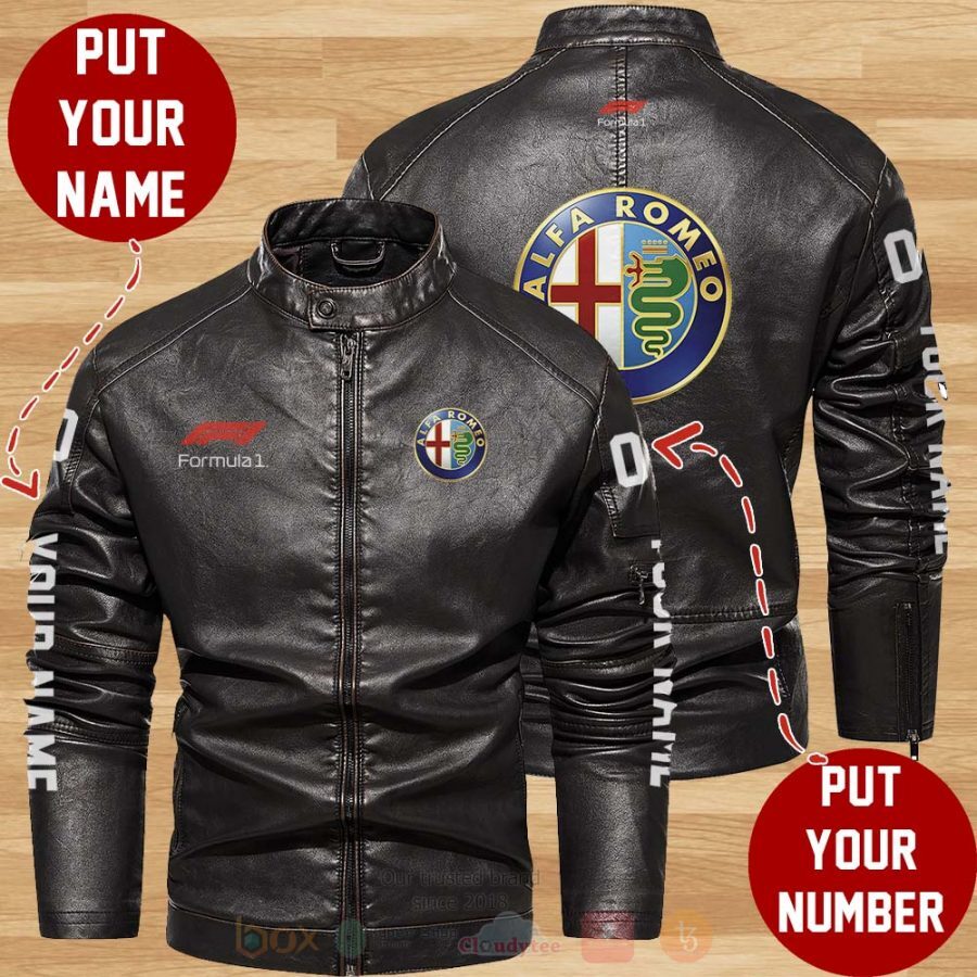 Alfa Romeo Personalized Motor Leather Jacket