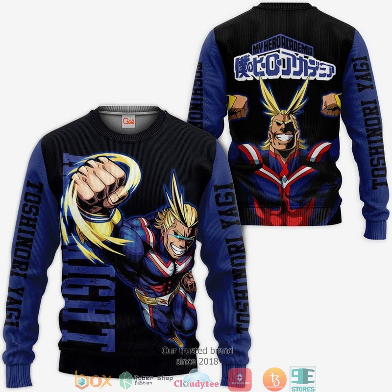 All Might My Hero Academia 3d shirt hoodie 1