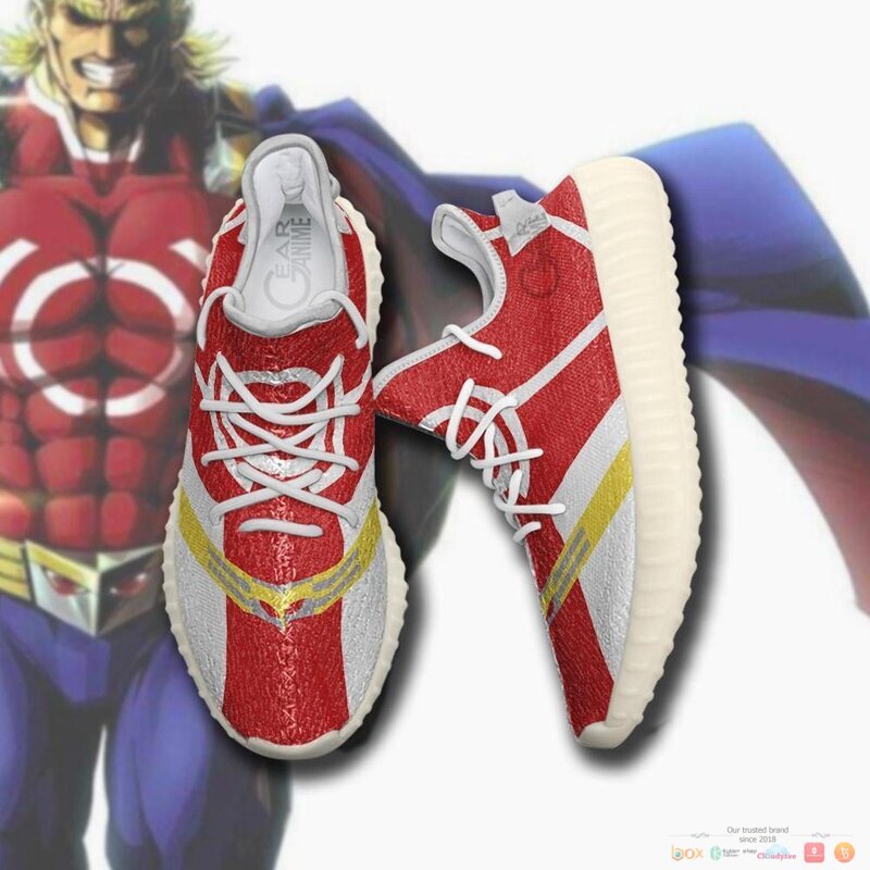 All Might Silver Ace My Hero Academia Sneakers yeezy sneaker 1 2 3 4