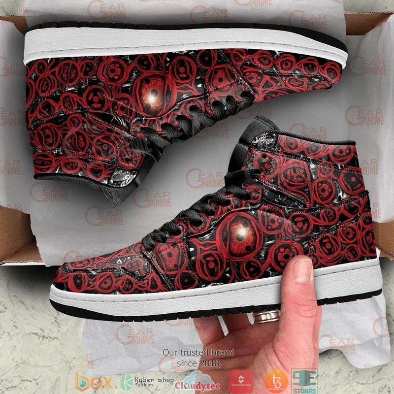 All Sharingan Eyes Anime Air Jordan High top shoes 3 All Sharingan Eyes Anime Air Jordan High top shoes 1 2