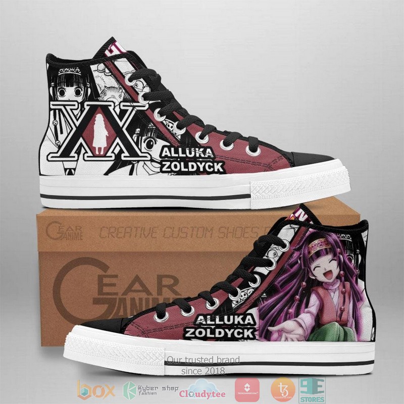 Alluka Zoldyck Hunter X Hunter High Top Canvas Shoes