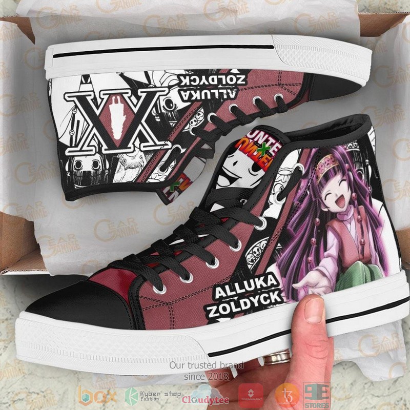 Alluka Zoldyck Hunter X Hunter High Top Canvas Shoes 1