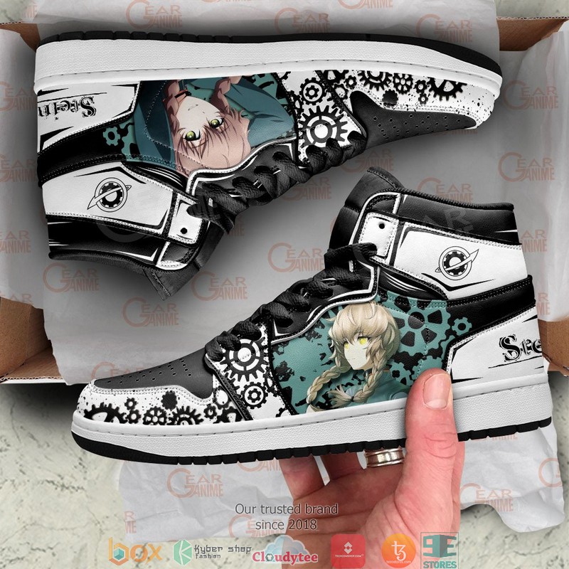 Amane Suzuha Steins Gate Anime Air Jordan High top shoes 1