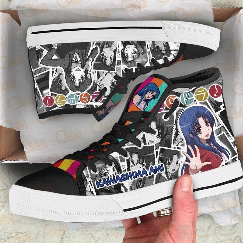 Ami Kawashima Custom Manga Anime Toradora High Top Shoes 1